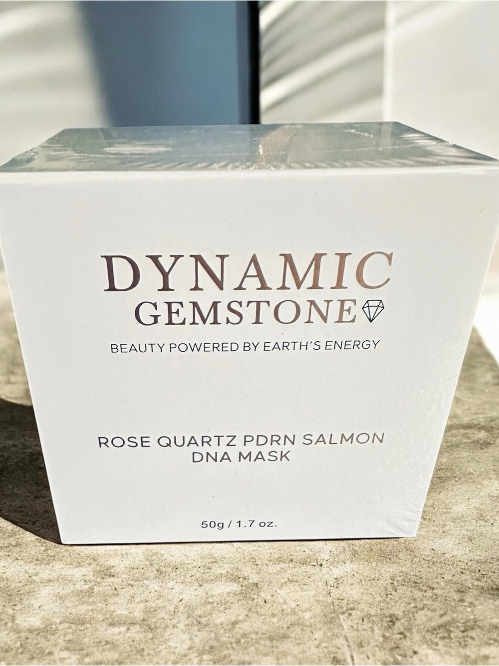 Dynamic Gemstone Rose Quartz Salmon DNA Mask — Soft Pink Hydrating Treatment